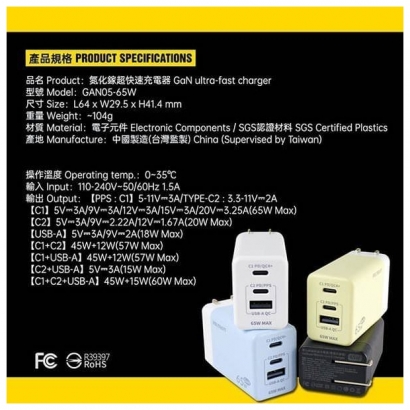 【Polybatt】GaN氮化鎵65W PD 快速充電器7.jpg