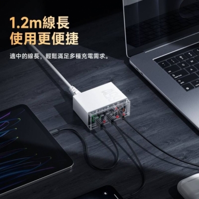 hoco工業風六口PD65W _3C3A_桌上型充電器8.jpg